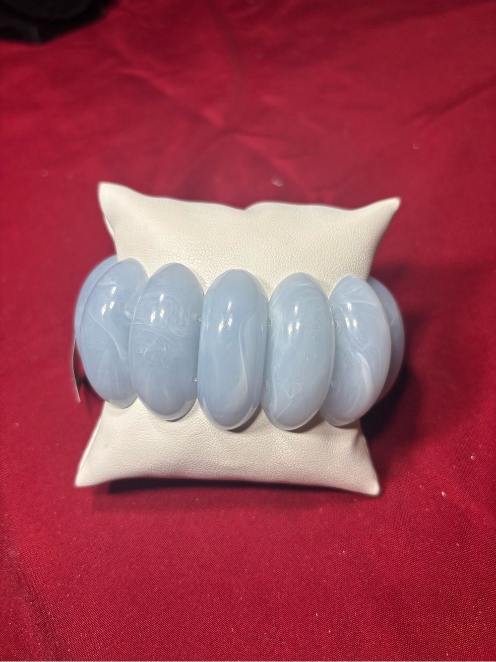 New Light Blue Statement Bangle Bracelet MSRP $40